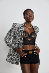 Noémie lacedetail mesh vest top