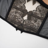 Noémie lacedetail mesh vest top