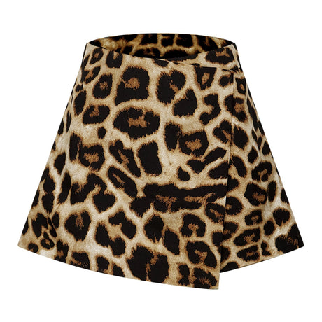 Noémie leopardprint top  skirt matching set