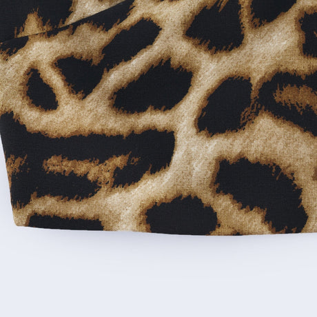 Noémie leopardprint top  skirt matching set