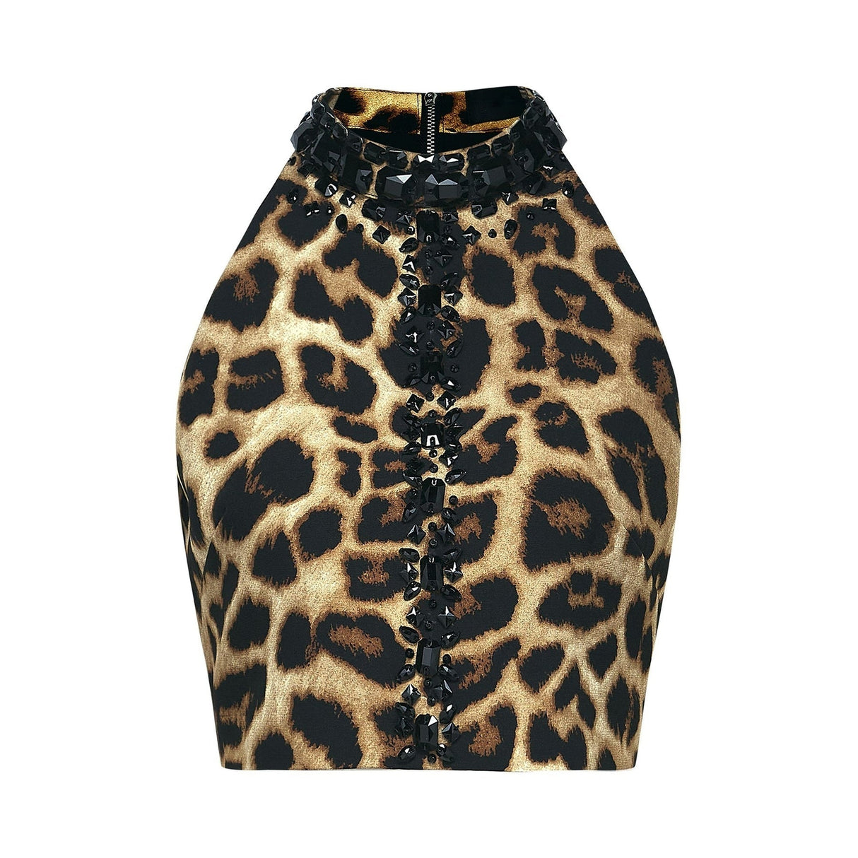Noémie leopardprint top  skirt matching set