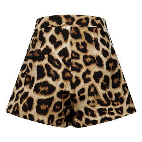 Noémie leopardprint top  skirt matching set