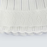 Noémie white cutout pleated mini dress