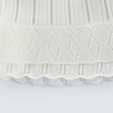 Noémie white cutout pleated mini dress
