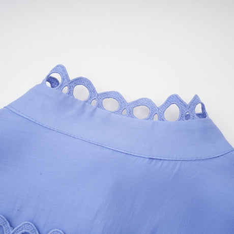 Nova blue cutout belted mini dress