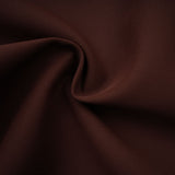 Nunzia Mini Dress Brown Asymmetric Neck Puff Cinched Waist