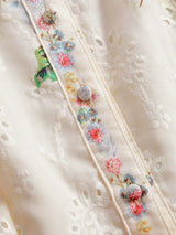 Oakley Midi Dress - Shirt Collar - Bishop Sleeve - High Waist - Floral Pattern - Elegant Style