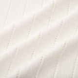 Oakley Skirt & Top Set Rib Knitted Button Detail White