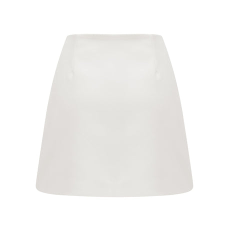 Odette white fauxfloral top  skirt matching set