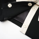 Odile black jacket  skirt matching set