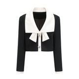 Odile black jacket  skirt matching set