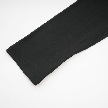 Ofelia Top Black Ruched Halterneck Jersey & Metal Buckle Detail