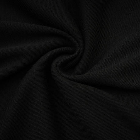 Ofelia Top Black Ruched Halterneck Jersey & Metal Buckle Detail