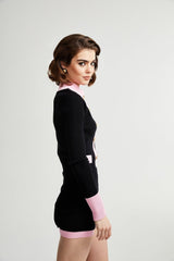 Ondinea black knitted bodysuit