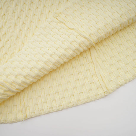 Paige Knitted Dress with Nautical Detail in Yellow