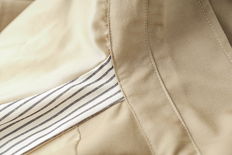 Paige Trench Coat – Oversized Belted Fit – Epaulettes – Military - Inspired Design