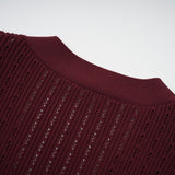 Paisley Skirt & Top Set Crystal Embellished Bordeaux Red