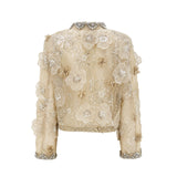 Paityn Floral Appliqué Jacket