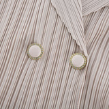 Pasqualina Tiered Pleated Midi Dress