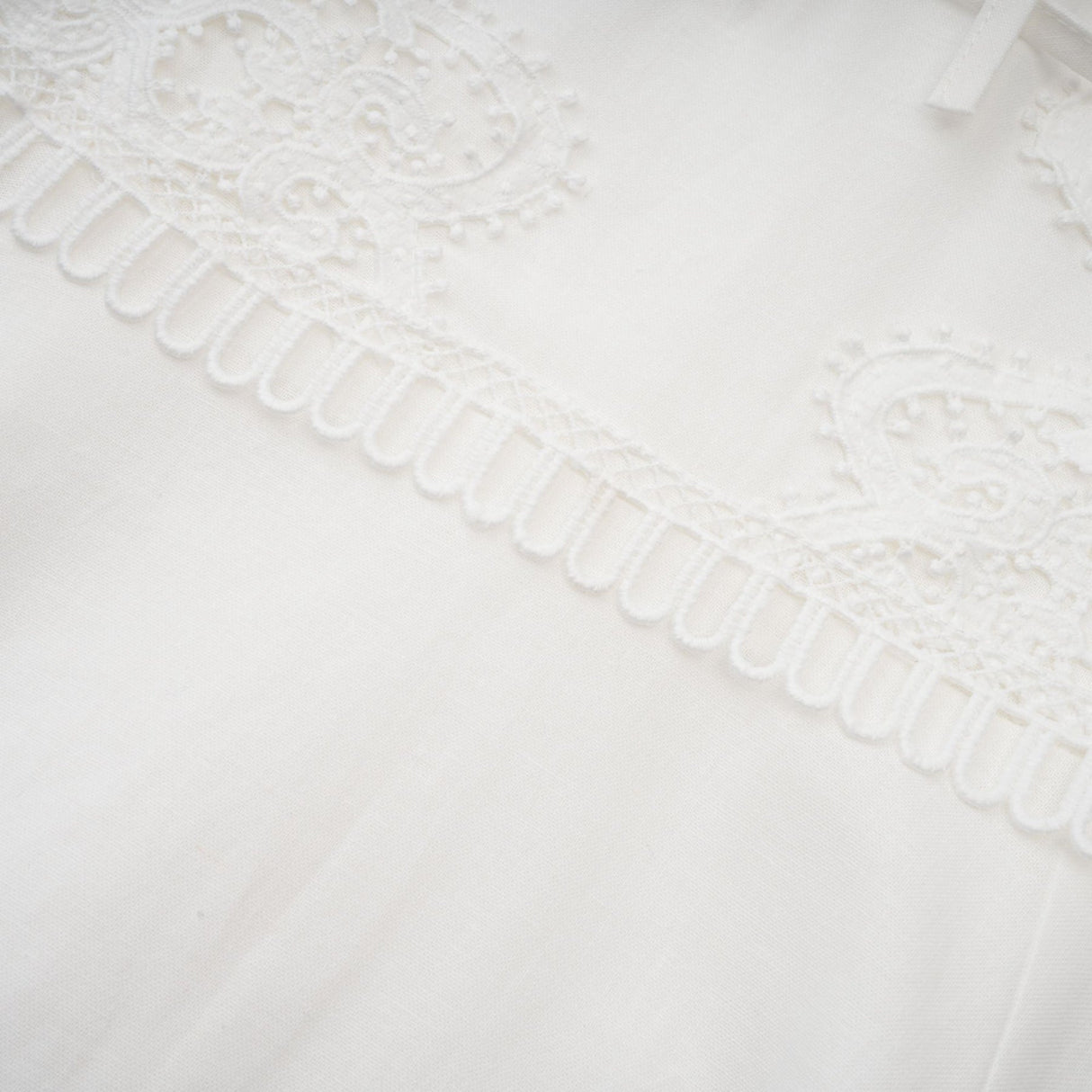 Patricia white florallace midi dress