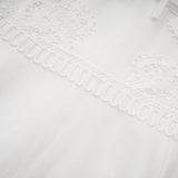 Patricia white florallace midi dress