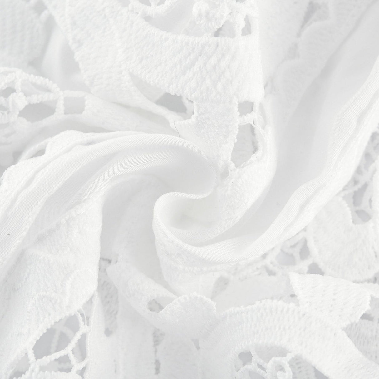 Patrizia Shirt & Skirt White Lace Floral Set
