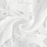 Patrizia Shirt & Skirt White Lace Floral Set