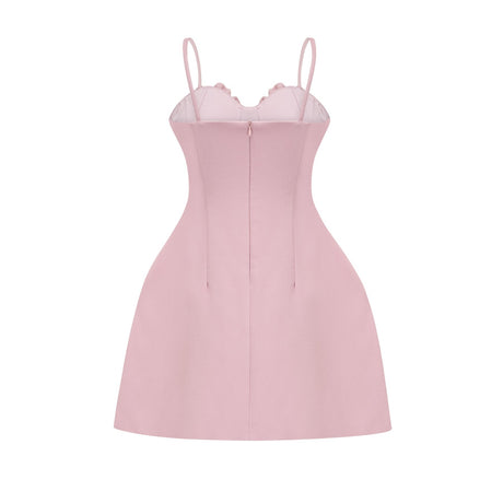 Pauline fauxflower mini dress