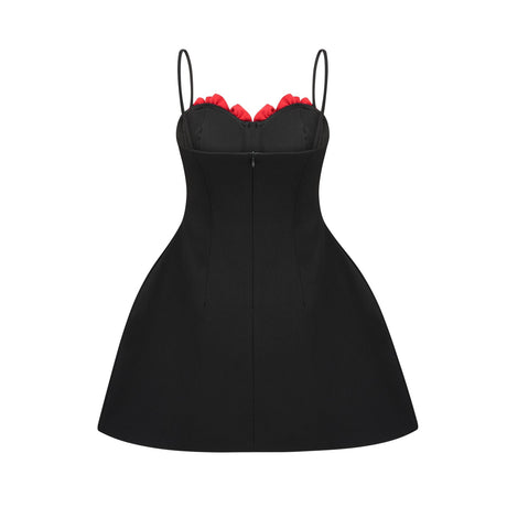 Pauline fauxflower mini dress