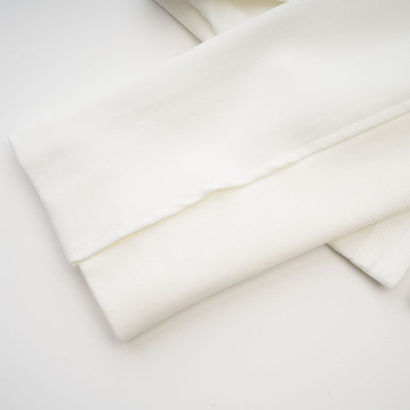 Penelope Corset Top White Square Neck Long Sleeve