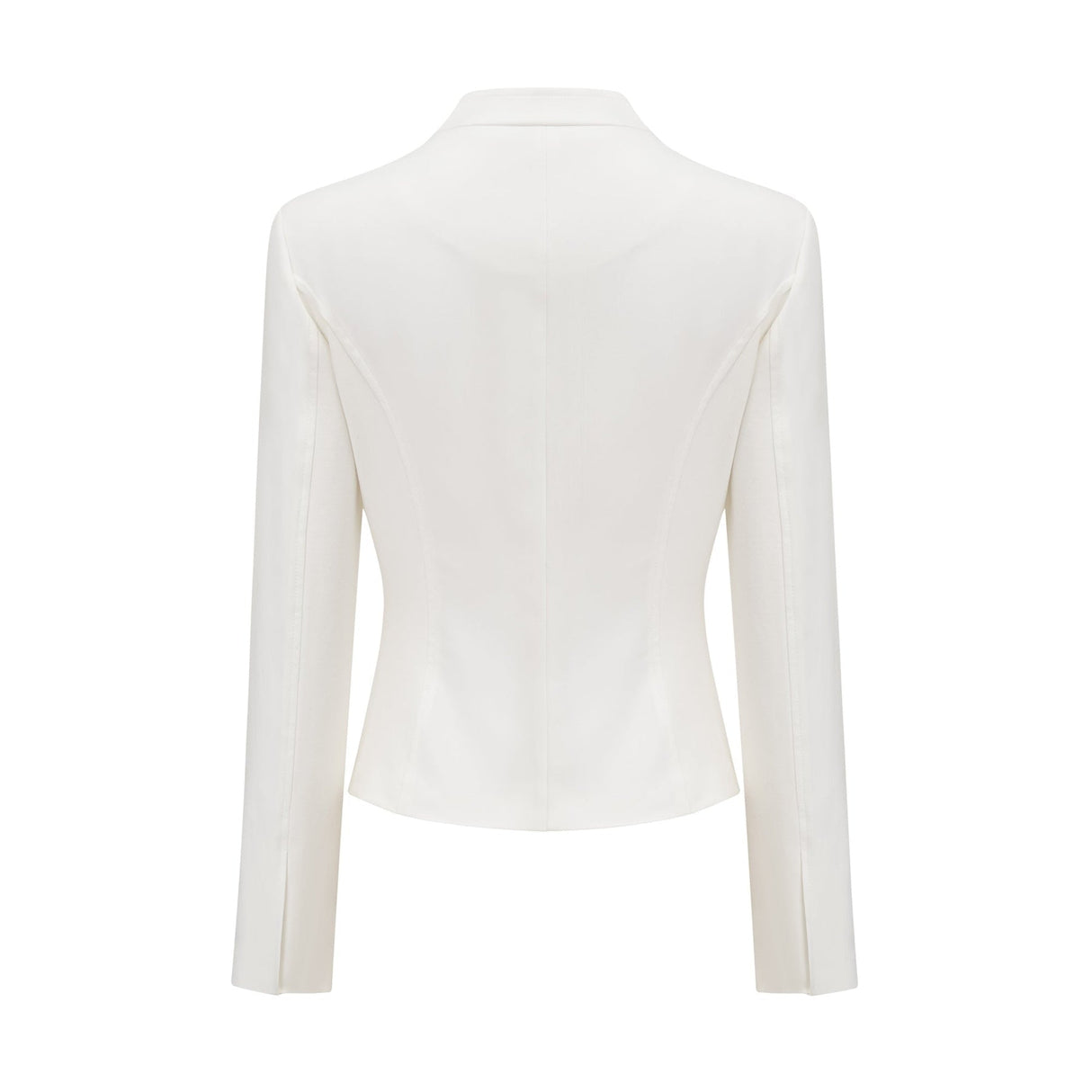 Penelope Corset Top White Square Neck Long Sleeve