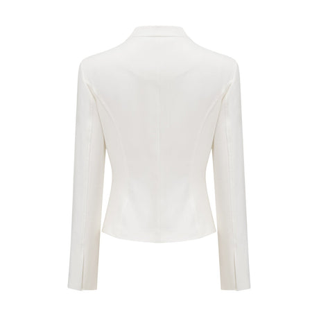 Penelope Corset Top White Square Neck Long Sleeve