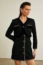 Perlina Cardigan & Dress with Crystal Embellishment