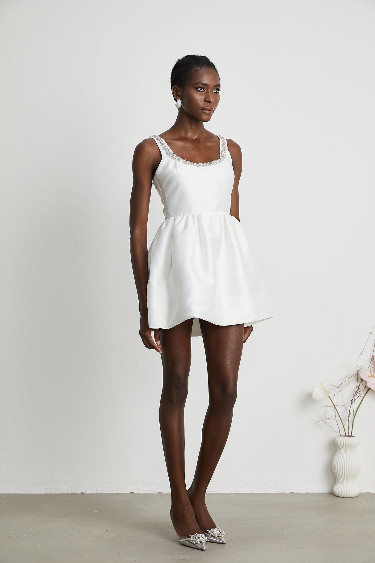 Perrine crystalembellished mini dress