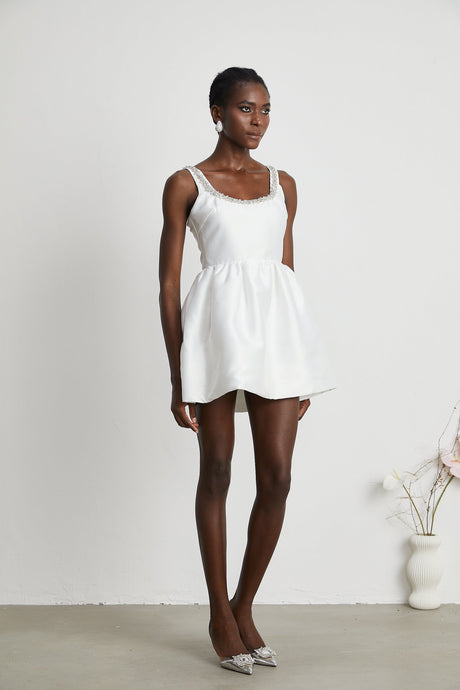 Perrine crystalembellished mini dress