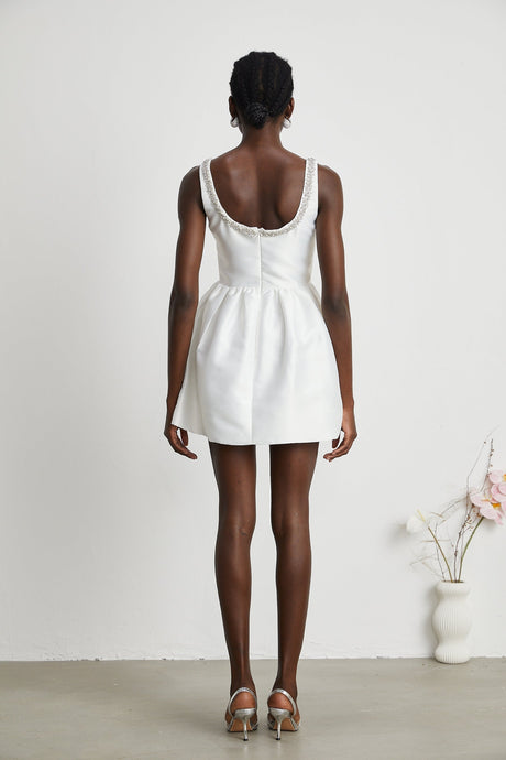 Perrine crystalembellished mini dress