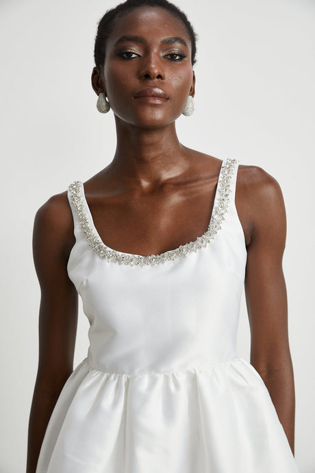 Perrine crystalembellished mini dress