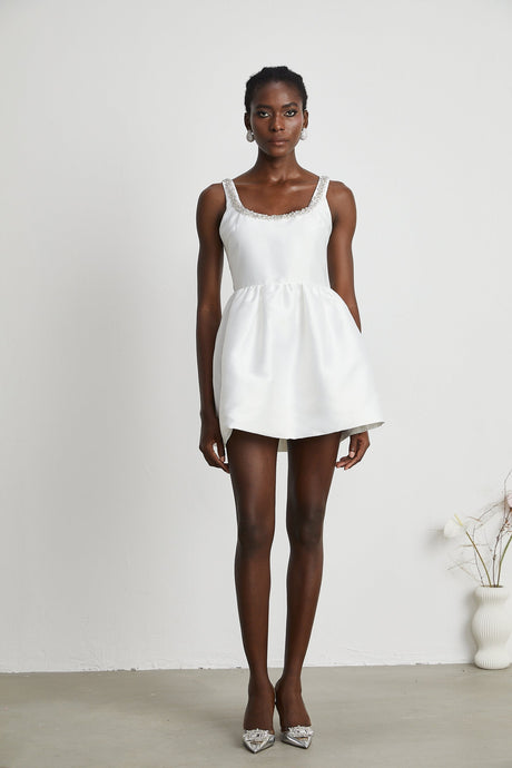 Perrine crystalembellished mini dress