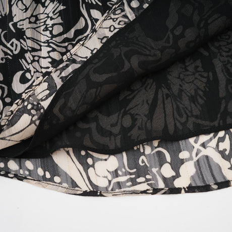 Perrine patternprint Vneck mini dress
