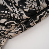 Perrine patternprint Vneck mini dress