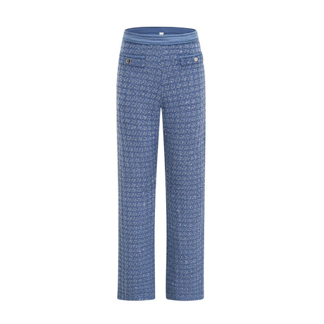 Peyton Jacket & Trousers Sequin Embellished Sapphire Blue