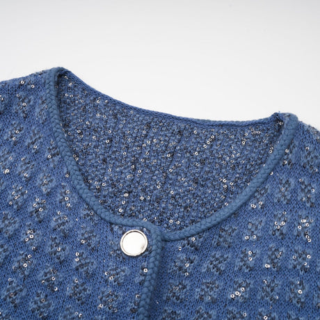 Peyton Jacket & Trousers Sequin Embellished Sapphire Blue