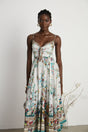 Philippine floralprint embellished midi dress