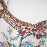 Philippine floralprint embellished midi dress
