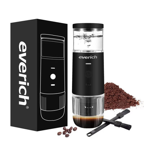 Portable Coffee Maker – 20 OZ Travel Mug with Grinder & Filter