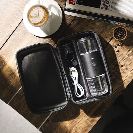 Portable Coffee Maker – 20 OZ Travel Mug with Grinder & Filter