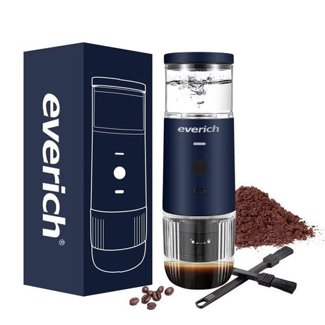 Portable Coffee Maker – 20 OZ Travel Mug with Grinder & Filter