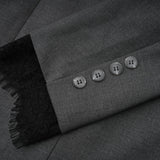 Presley Blazer Grey Lace Panel Chest Pocket Buttoned & Notched
