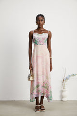 Priscille floralprint midi dress