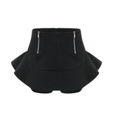 Priscille layered flouncehem shorts
